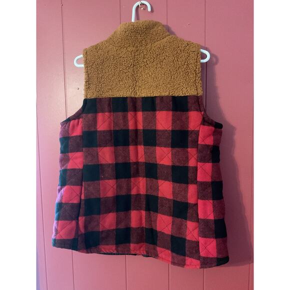 NWT Maurice’s Buffalo Plaid Vest Size XL - Picture 5 of 10